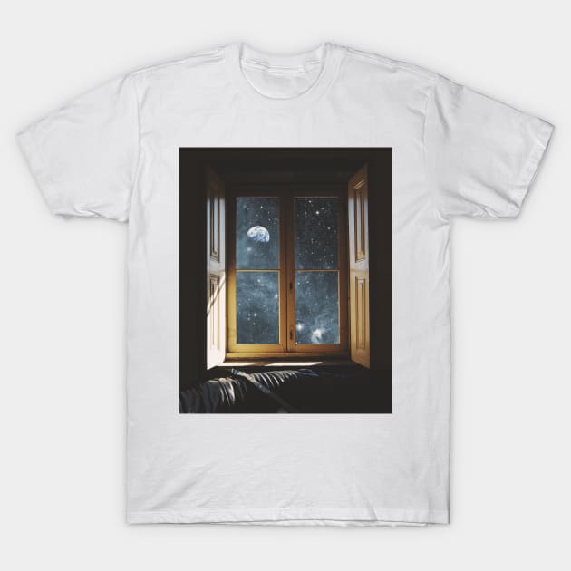 WINDOW TO THE UNIVERSE T-Shirt by deificusArt